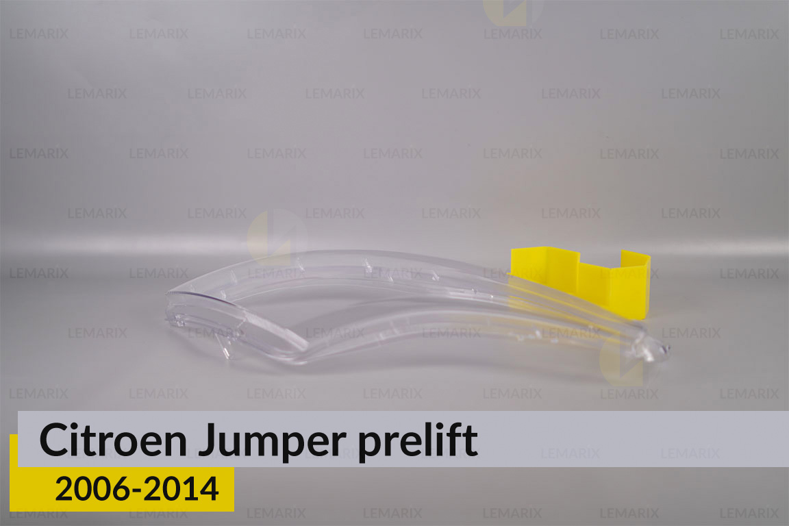 Скло фари Citroen Jumper (2006-2014) дорест праве