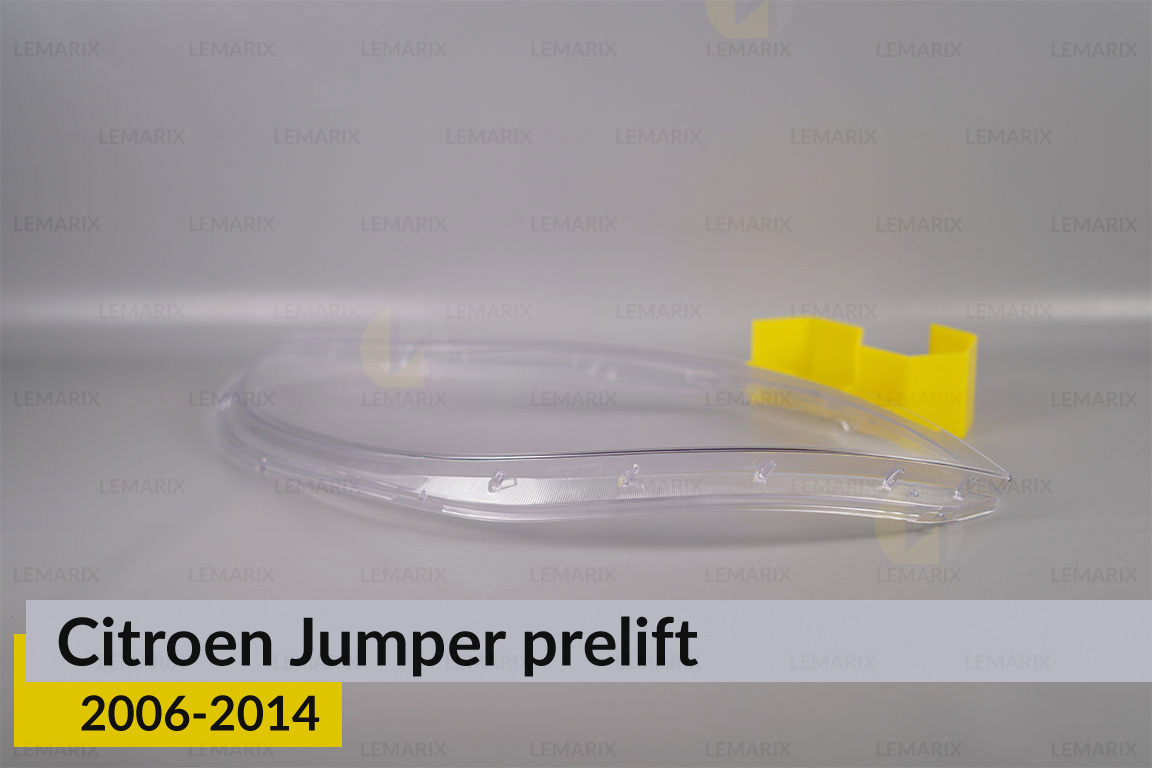 Скло фари Citroen Jumper (2006-2014) дорест праве