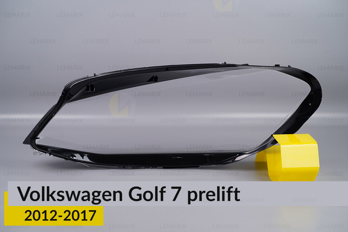 Стекло фары VW Volkswagen Golf 7 (2012-2017) дорест правое