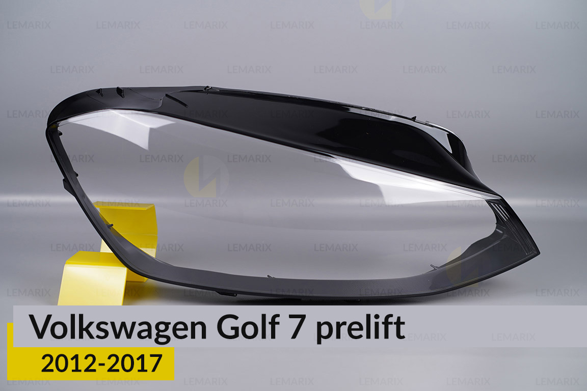 Скло фари VW Volkswagen Golf 7 (2012-2017) дорест праве