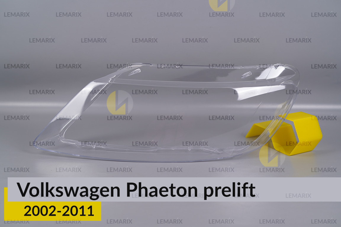 Стекло фары VW Volkswagen Phaeton (2002-2011) дорест левое