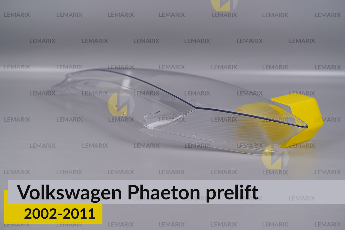 Стекло фары VW Volkswagen Phaeton (2002-2011) дорест левое