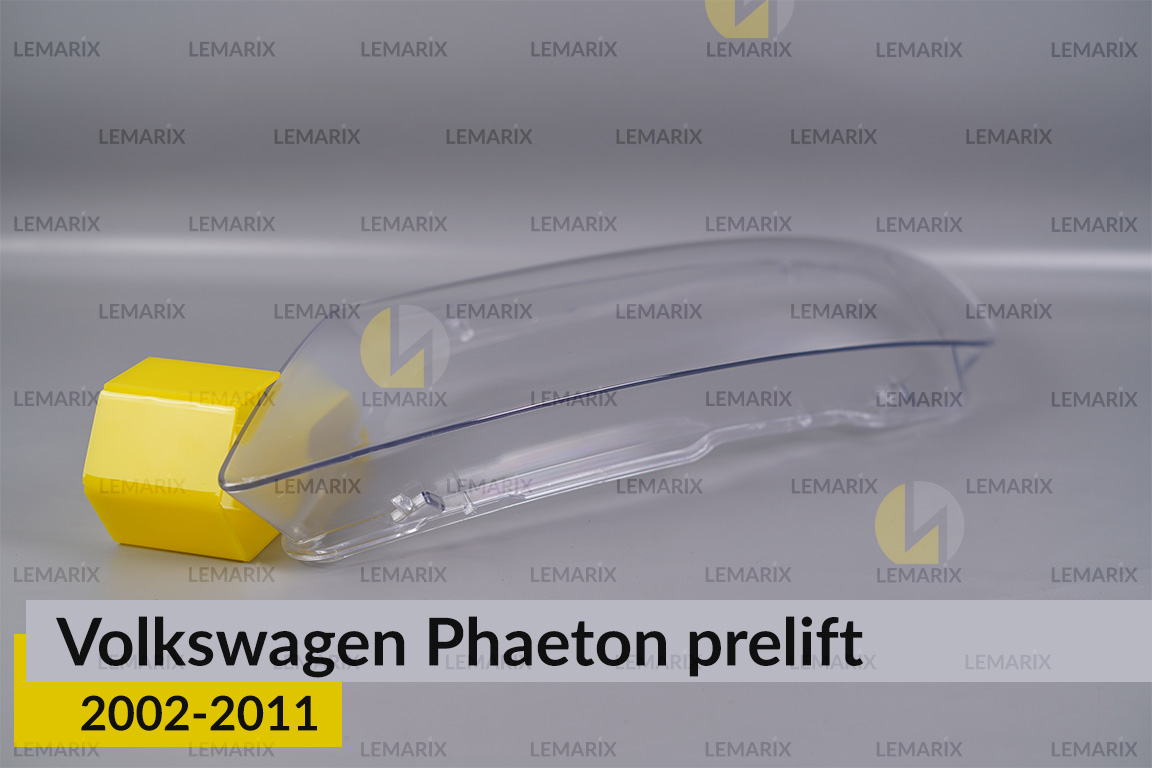 Стекло фары VW Volkswagen Phaeton (2002-2011) дорест левое