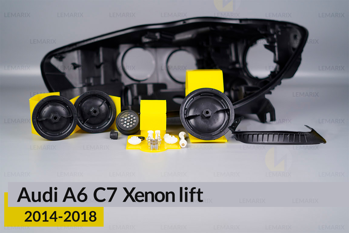 Сервісний комплект корпуса фар Audi A6 C7 Xenon (2014-2018) рест лівий