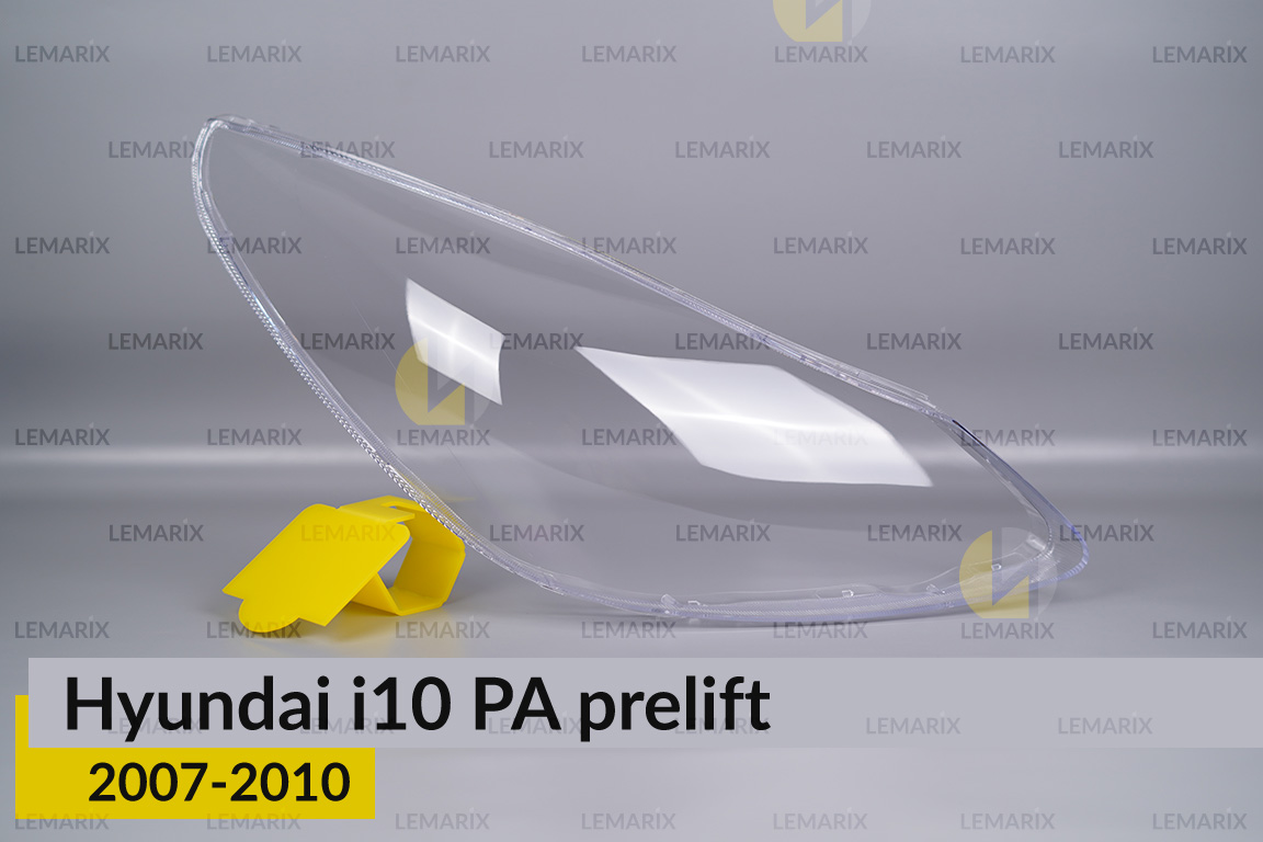 Стекло фары Hyundai i10 PA (2007-2010) дорест правое