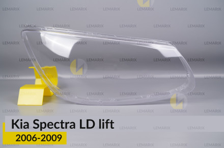 Скло фари Kia Spectra LD (2006-2009) рест праве