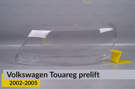 Скло фари VW Volkswagen Touareg (2002-2005) дорест ліве