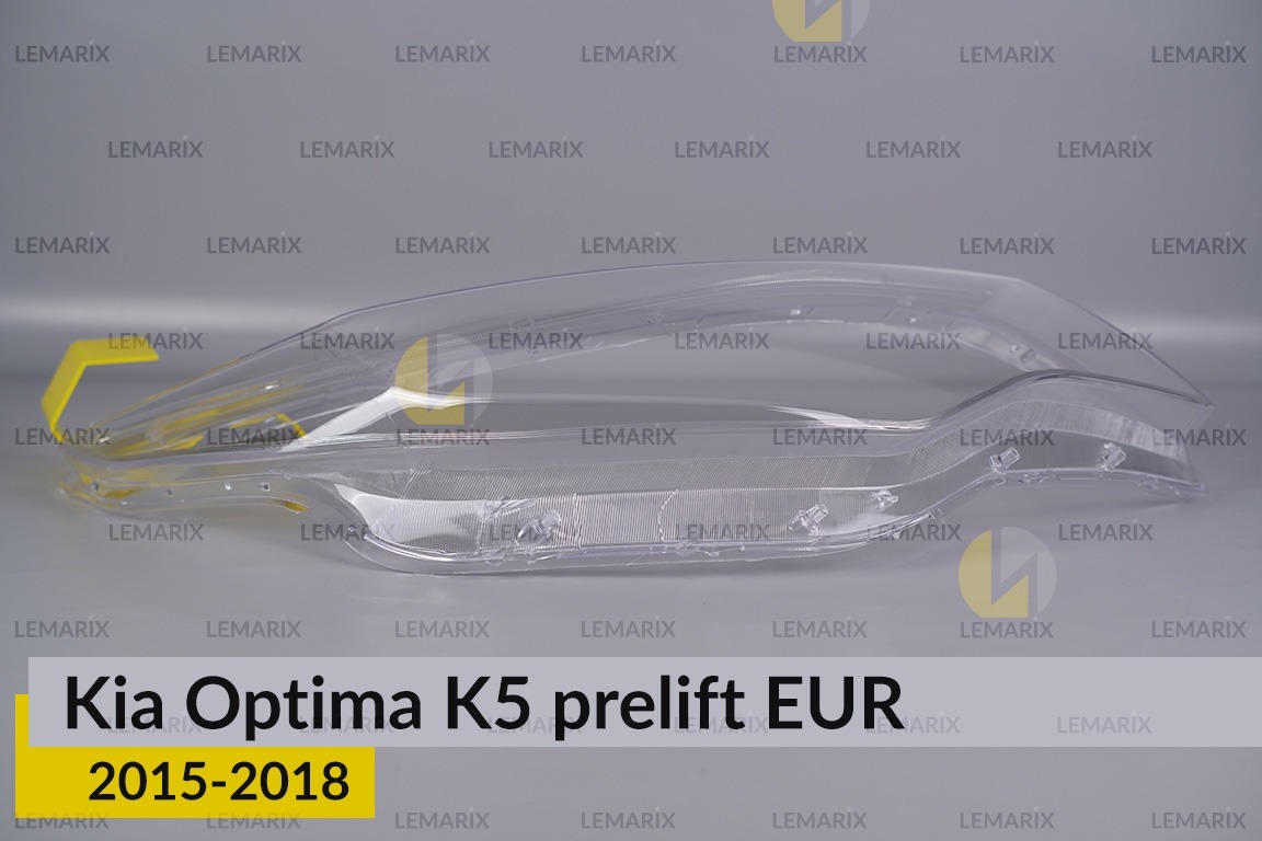 Скло фари KIA Optima K5 EUR (2015-2018) дорест праве