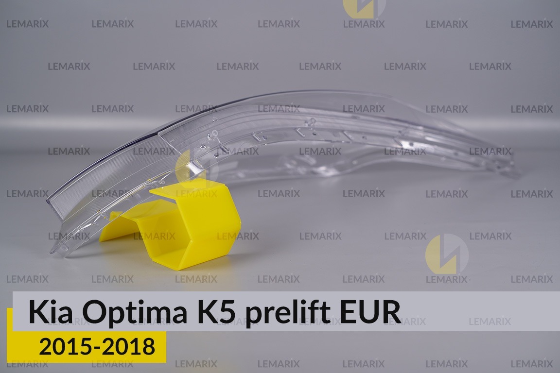 Скло фари KIA Optima K5 EUR (2015-2018) дорест праве
