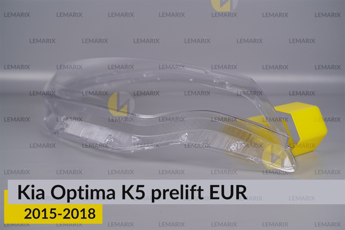 Скло фари KIA Optima K5 EUR (2015-2018) дорест праве