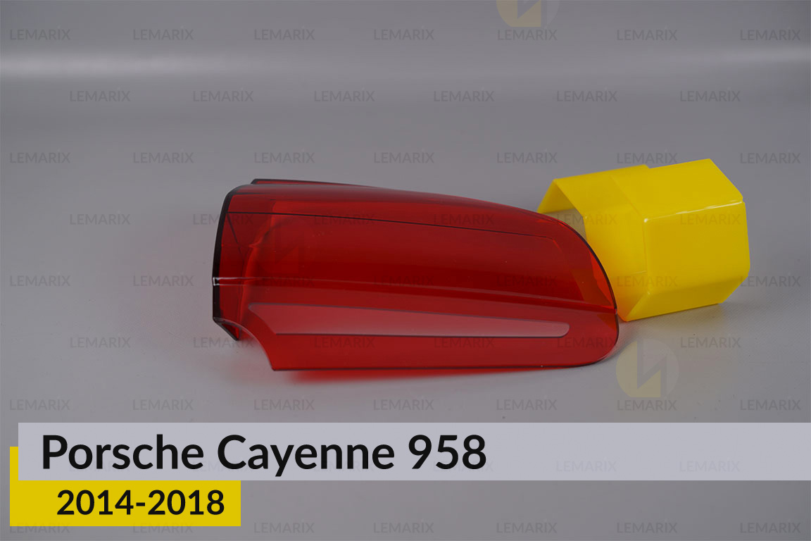 Скло заднього ліхтаря внутрішнє в кришці багажника Porsche Cayenne 958 (2014-2018) рест ліве