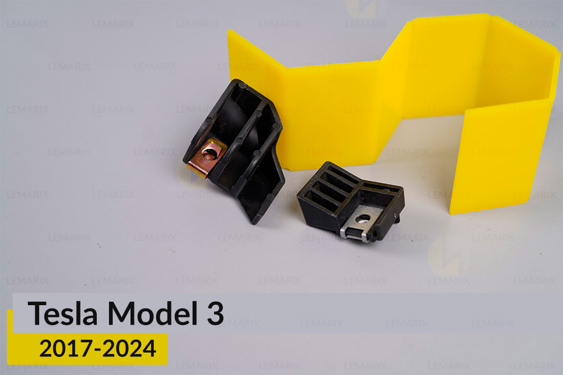 Ремкомплект крепления корпуса фар Tesla Model 3 (2017-2024) правый – 2 ед.