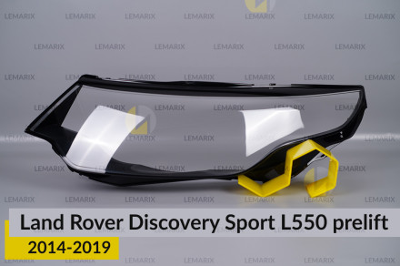 Скло фари Land Rover Discovery Sport L550 (2014-2019) дорест ліве