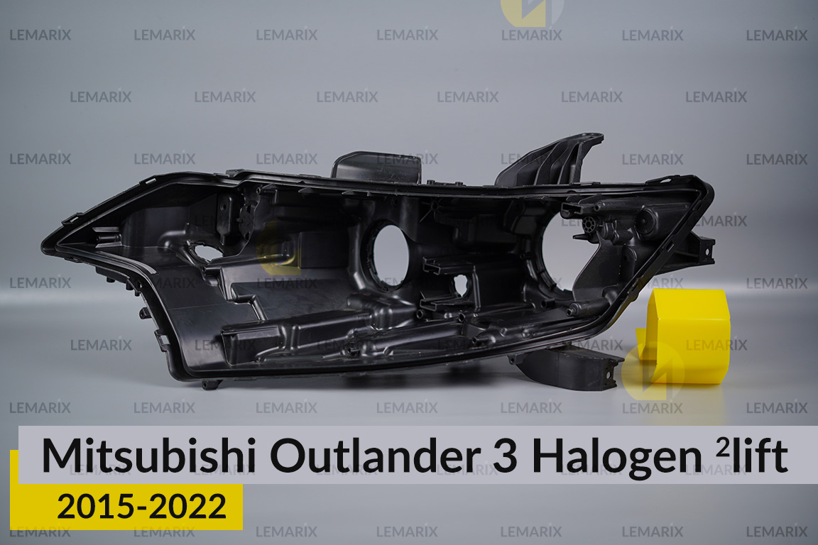 Корпус фары Mitsubishi Outlander 3 Halogen (2015-2022) 2 рест левый