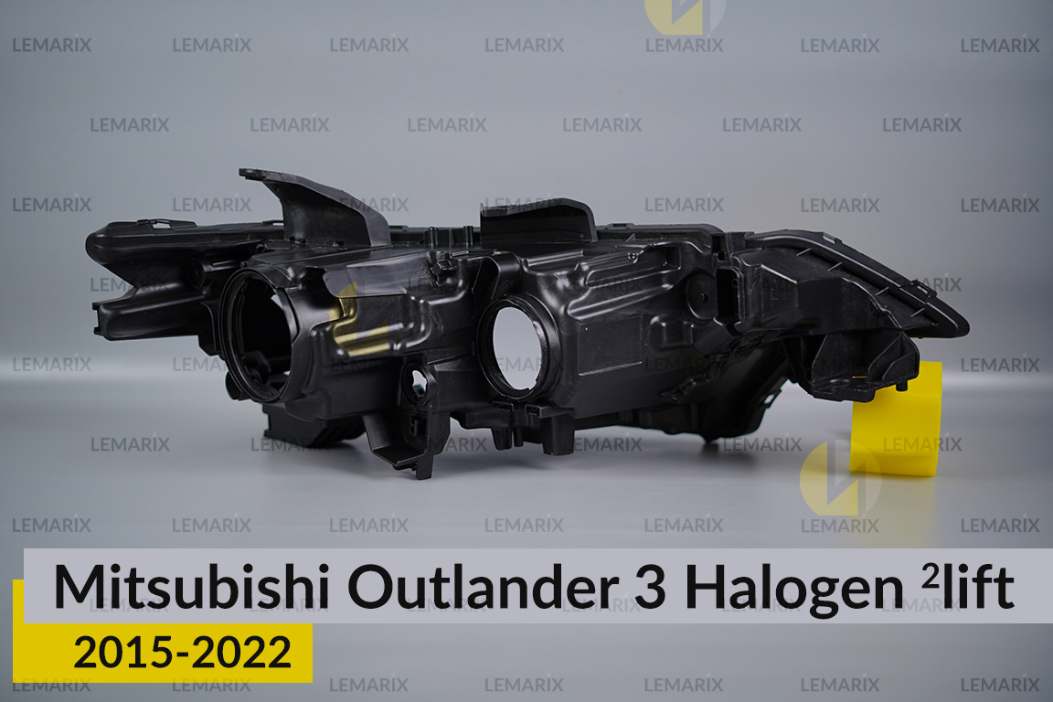 Корпус фары Mitsubishi Outlander 3 Halogen (2015-2022) 2 рест левый