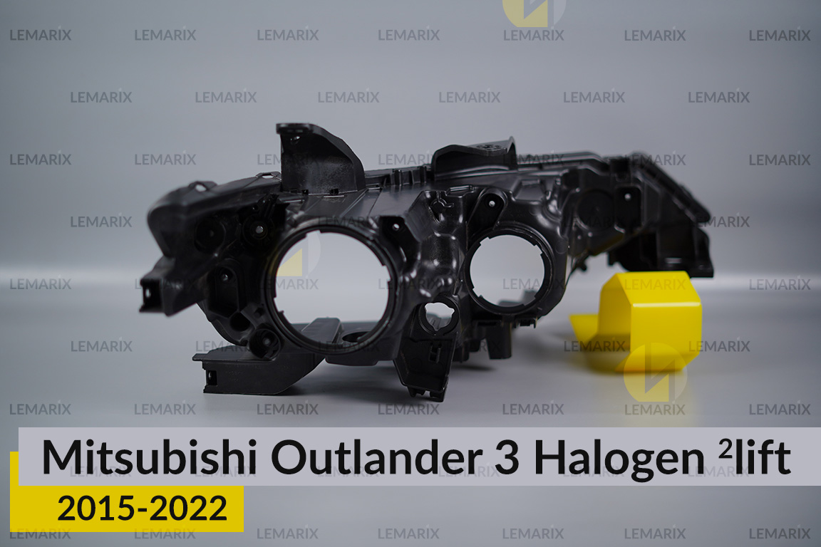 Корпус фары Mitsubishi Outlander 3 Halogen (2015-2022) 2 рест левый