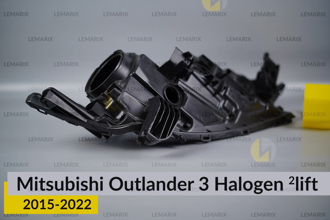 Корпус фары Mitsubishi Outlander 3 Halogen (2015-2022) 2 рест левый