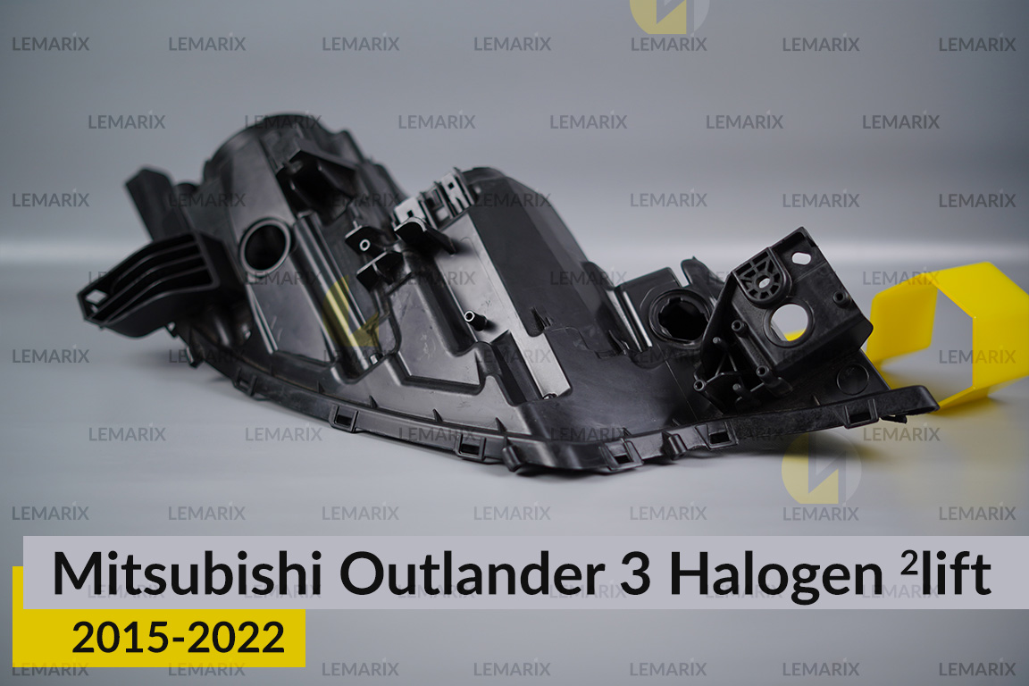Корпус фары Mitsubishi Outlander 3 Halogen (2015-2022) 2 рест левый