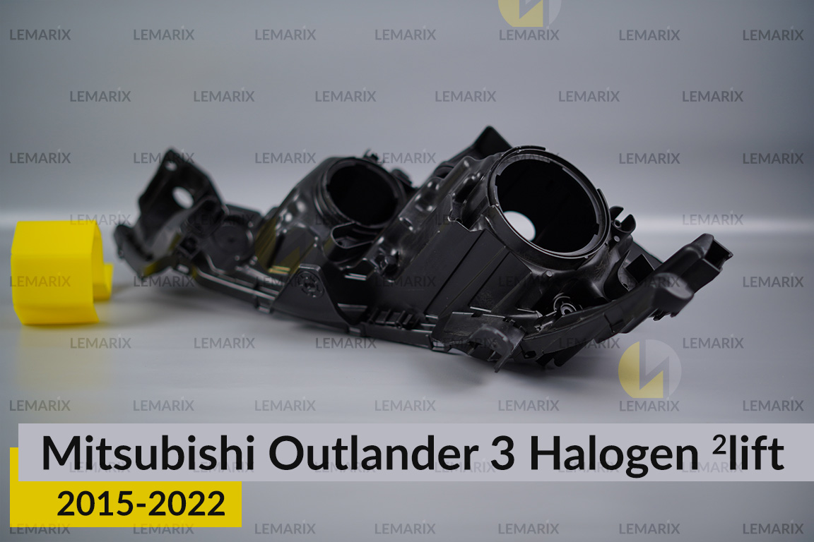 Корпус фары Mitsubishi Outlander 3 Halogen (2015-2022) 2 рест левый
