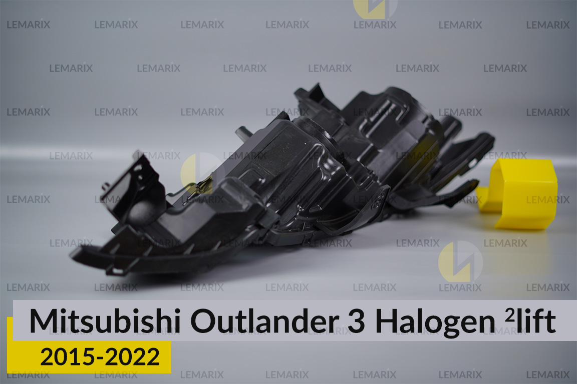 Корпус фары Mitsubishi Outlander 3 Halogen (2015-2022) 2 рест левый