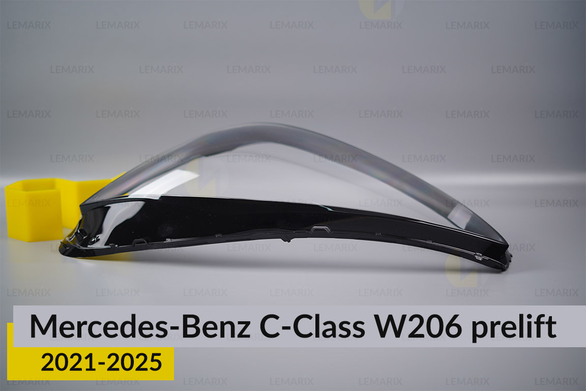 Скло фари Mercedes-Benz C-Class W206 (2021-2026) дорест ліве