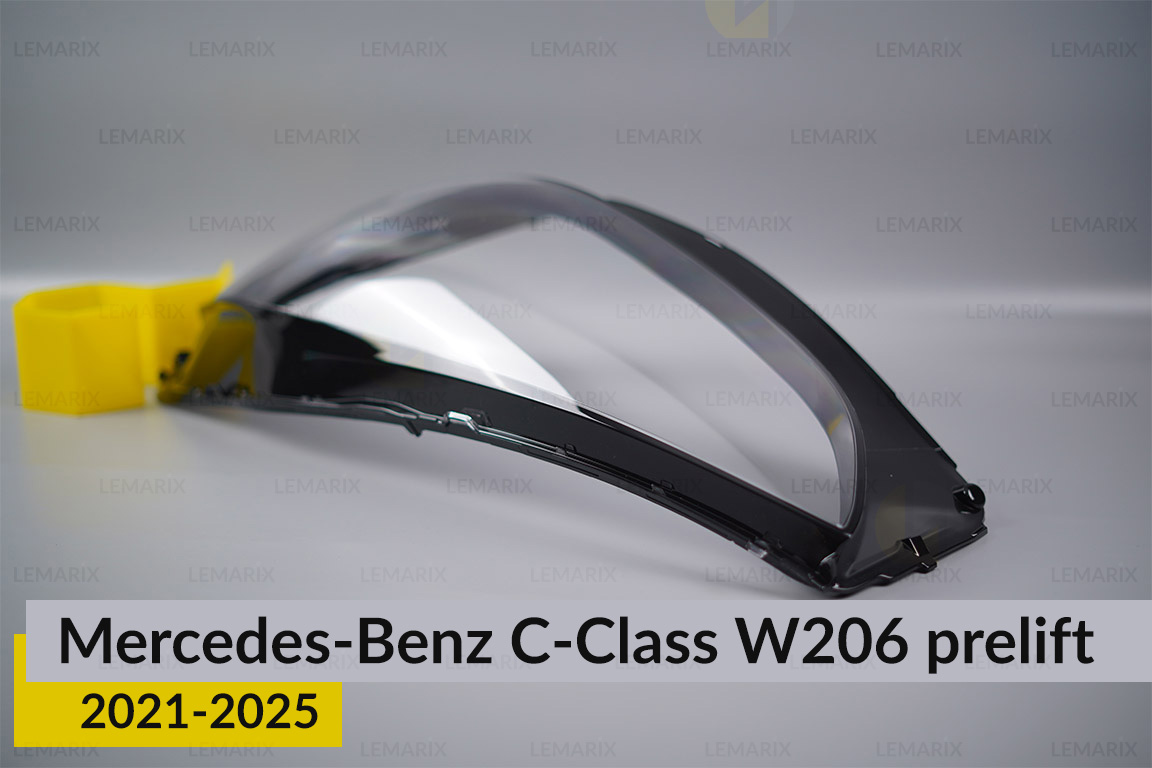 Скло фари Mercedes-Benz C-Class W206 (2021-2026) дорест ліве