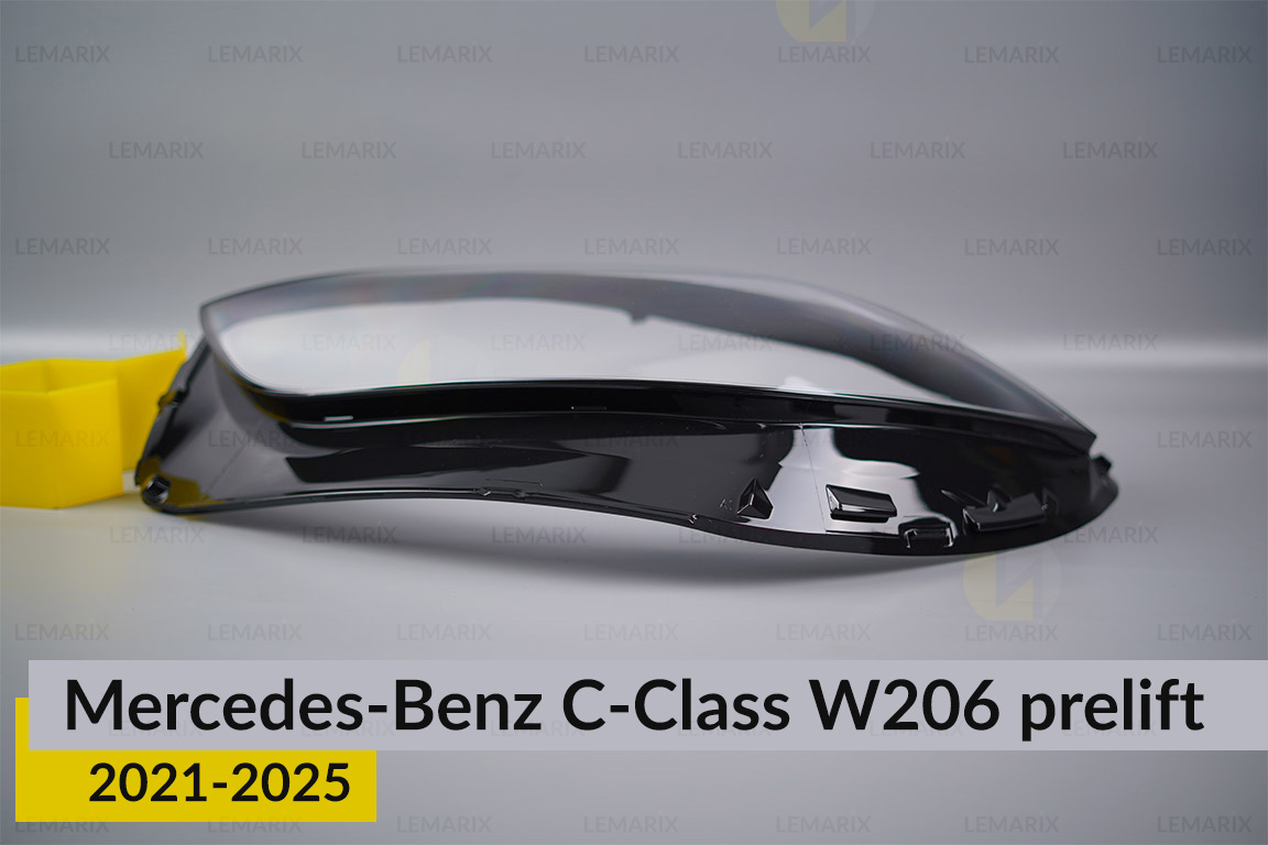 Скло фари Mercedes-Benz C-Class W206 (2021-2026) дорест ліве