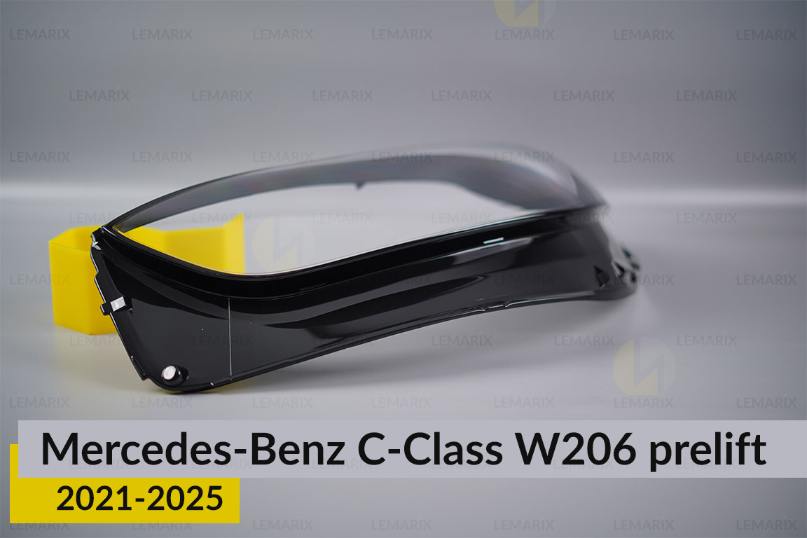 Скло фари Mercedes-Benz C-Class W206 (2021-2026) дорест ліве