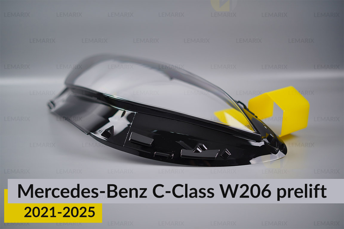 Скло фари Mercedes-Benz C-Class W206 (2021-2026) дорест ліве