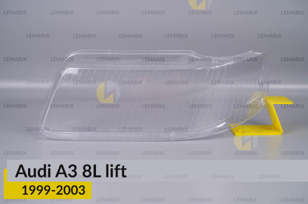 Скло фари Audi A3 8L (1999-2003) рест ліве