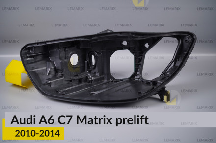 Корпус фары Audi A6 C7 Matrix (2010-2014) дорест левый