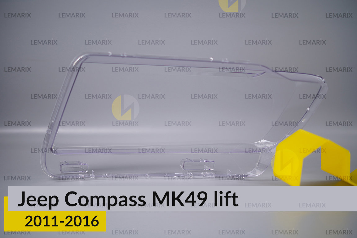Скло фари Jeep Compass (2011-2016) рест праве