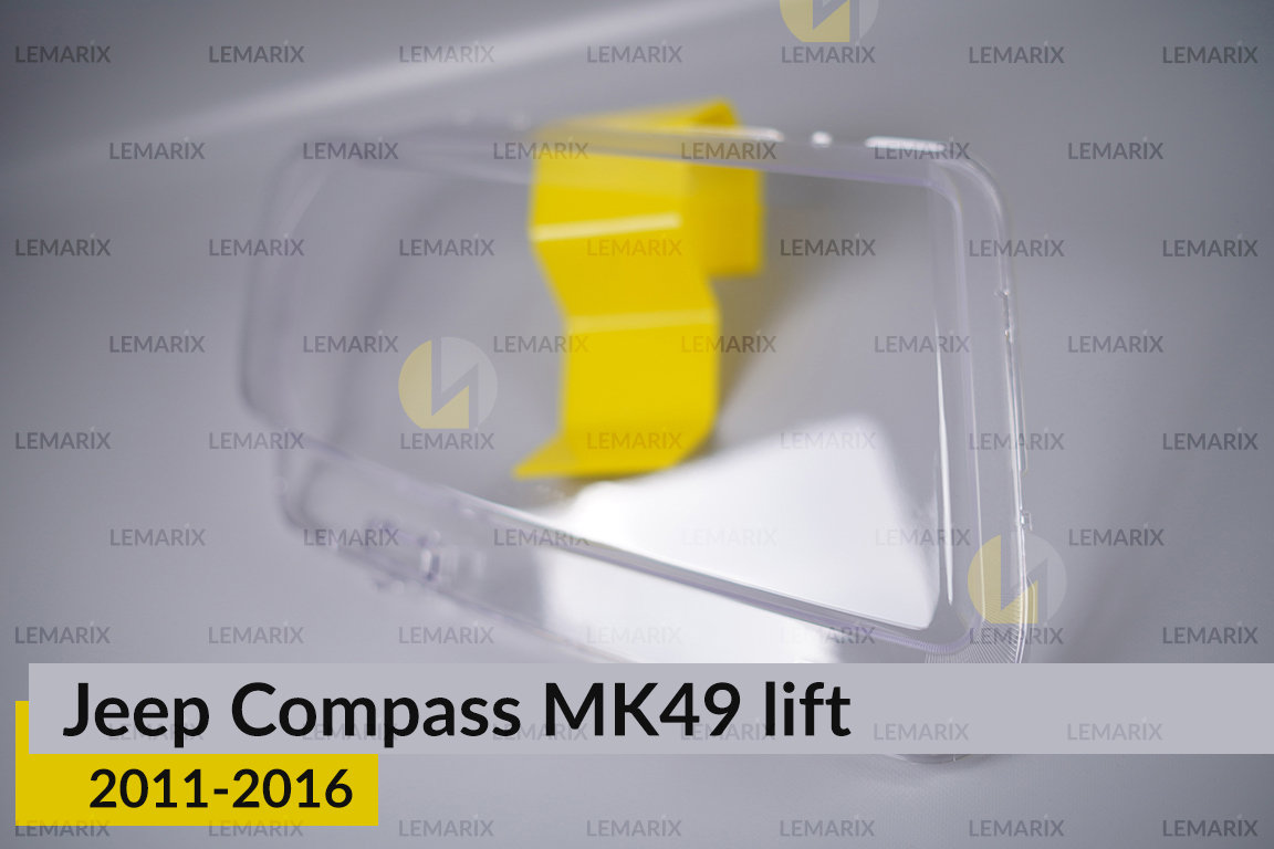 Скло фари Jeep Compass (2011-2016) рест праве