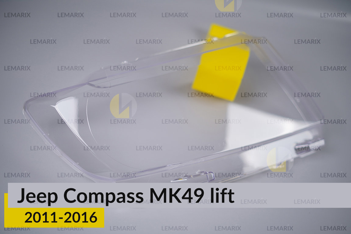 Скло фари Jeep Compass (2011-2016) рест праве
