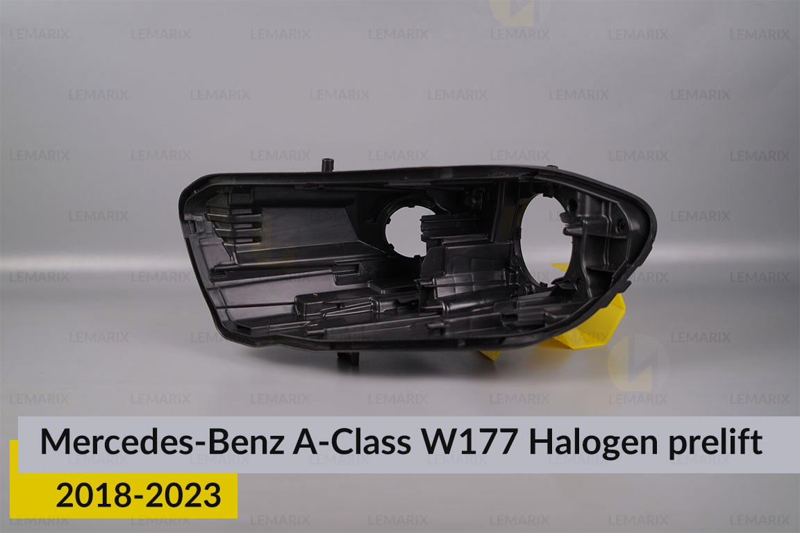Корпус фары Mercedes-Benz A-Class W177 Halogen (2018-2023) дорест левый