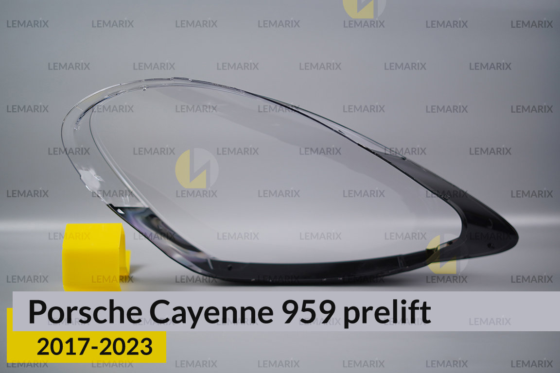 Скло фари Porsche Cayenne 959 (2017-2023) дорест ліве