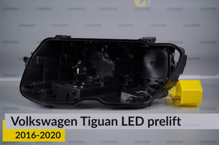 Корпус фари VW Volkswagen Tiguan LED (2016-2020) дорест лівий