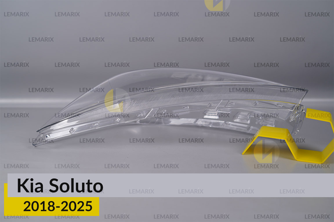 Скло фари Kia Soluto (2018-2026) ліве