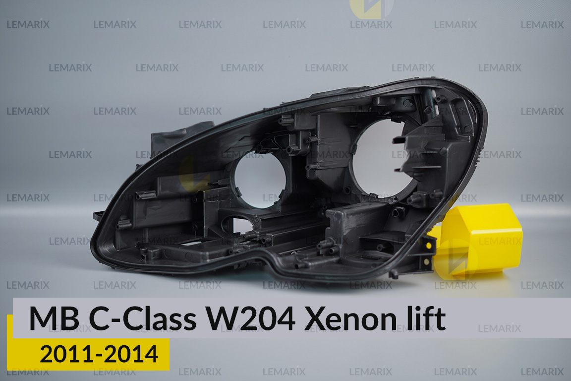 Корпус фары Mercedes-Benz C-Class W204 Xenon (2011-2014) рест левый