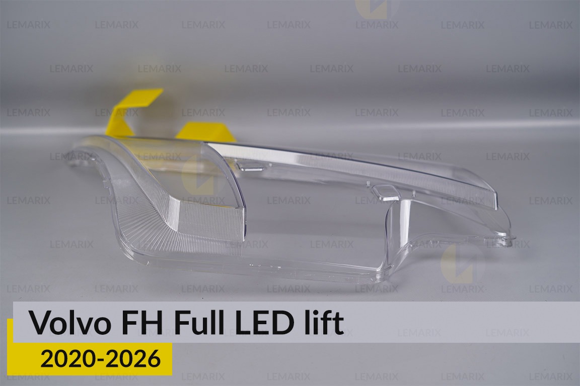 Стекло фары Volvo FH Full LED (2020-2026) рест левое
