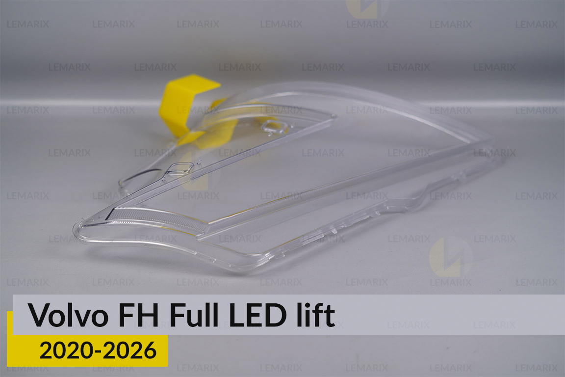 Стекло фары Volvo FH Full LED (2020-2026) рест левое