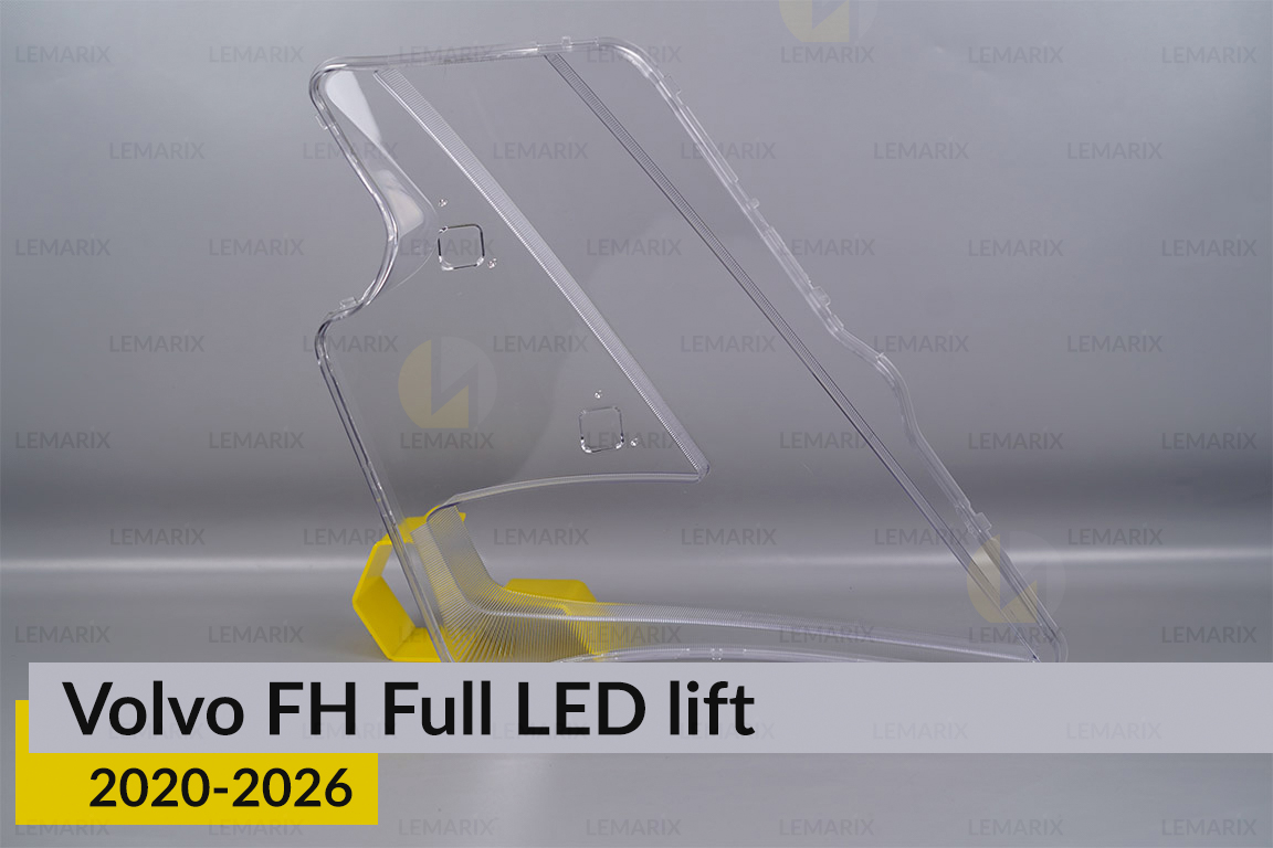 Стекло фары Volvo FH Full LED (2020-2026) рест левое