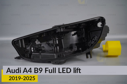 Корпус фари Audi A4 B9 Full LED (2019-2025) рест лівий