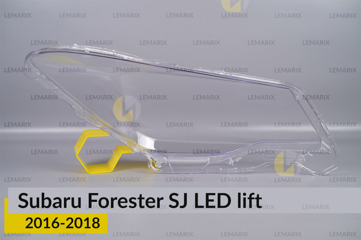 Скло фари Subaru Forester SJ LED (2016-2018) рест ліве