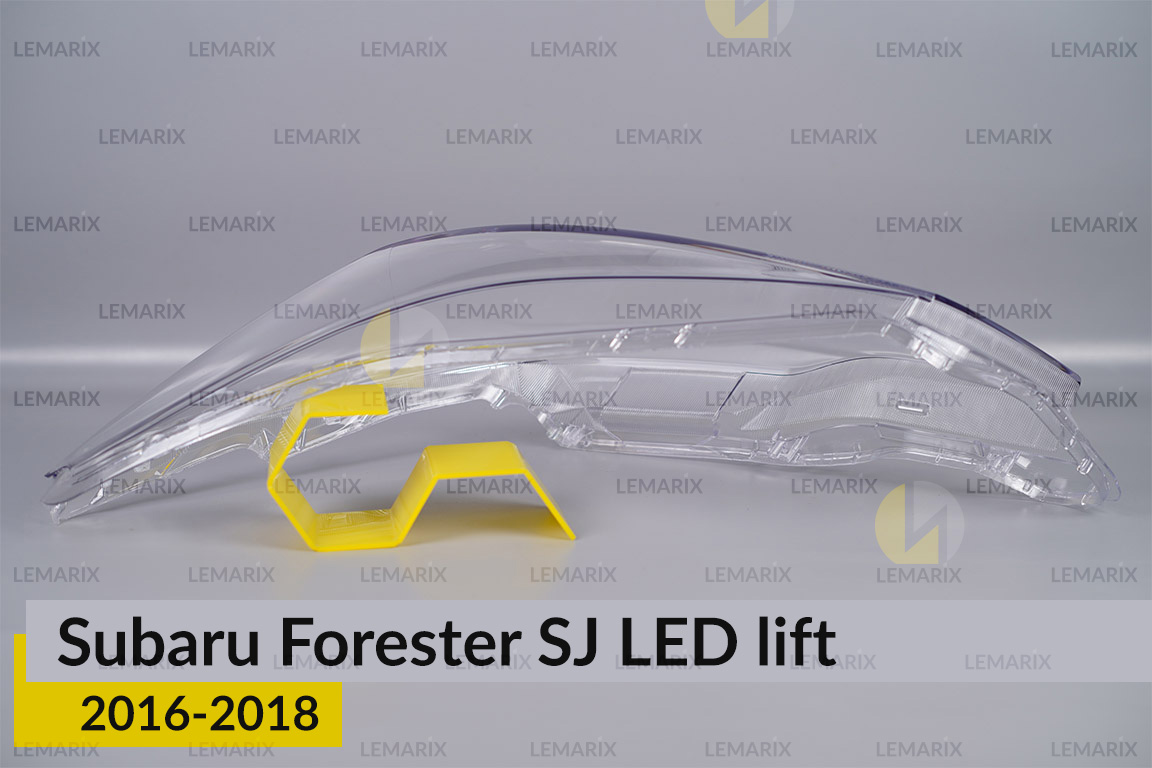 Скло фари Subaru Forester SJ LED (2016-2018) рест ліве