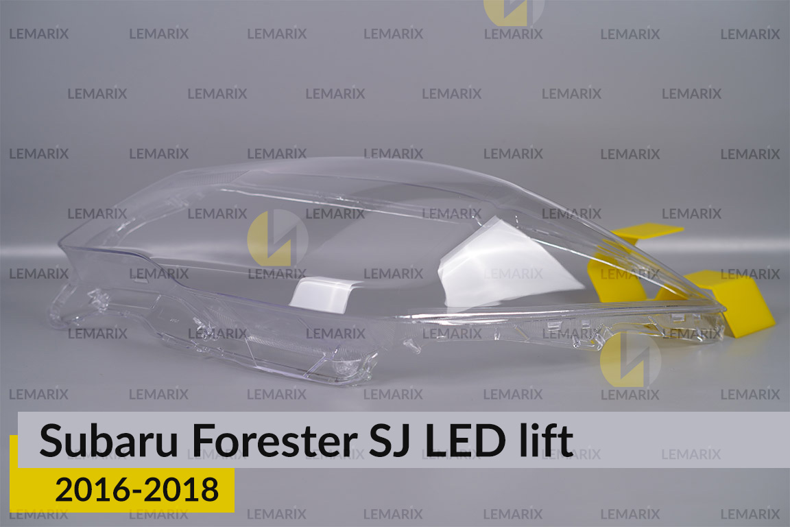 Скло фари Subaru Forester SJ LED (2016-2018) рест ліве