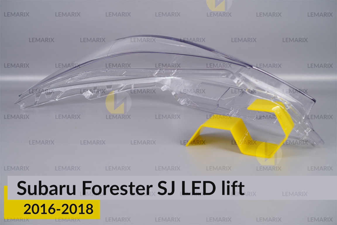 Скло фари Subaru Forester SJ LED (2016-2018) рест ліве