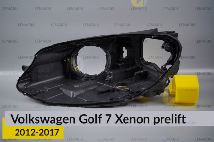 Корпус фари VW Volkswagen Golf 7 Xenon (2012-2017) дорест лівий