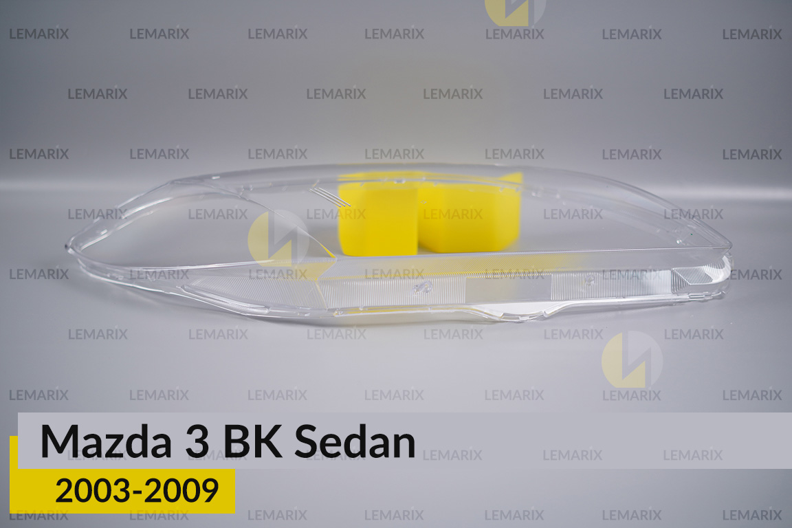 Скло фари Mazda 3 BK Sedan (2003-2009) праве