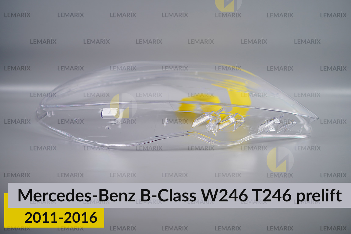 Скло фари Mercedes-Benz B-Class W246 T246 (2011-2016) дорест праве